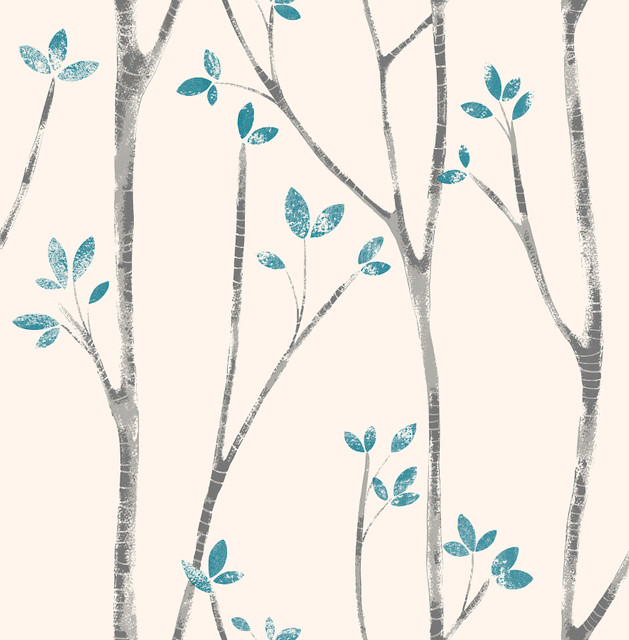 Ingrid Blue Scandi Tree Wallpaper by Brewster Brewster Essentials Covers about 56.4 square feet 20.5-in by 33-ft long roll Unpasted 20.9 - Fabric Carolina - Ingrid Blue Scandi Tree Wallpaper by Brewster Brewster Essentials Covers about 56.4 square feet 20.5-in by 33-ft long roll Unpasted 20.9 - Fabric Carolina -