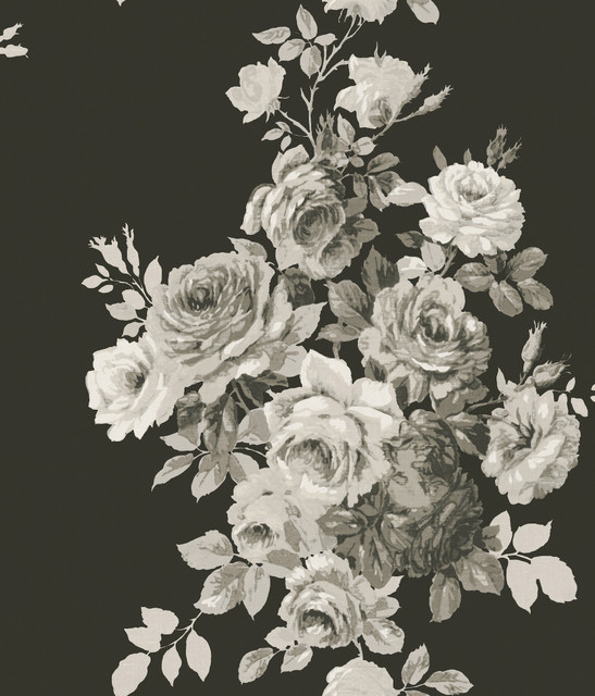 Magnolia Home Tea Rose Black & White Peel & Stick Wallpaper by Magnolia Home York Premium Peel + Stick Covers about 34.2 square feet 20.5-in by 20-ft long roll Peel & Stick 24 - Fabric Carolina - Magnolia Home Tea Rose Black & White Peel & Stick Wallpaper by Magnolia Home York Premium Peel + Stick Covers about 34.2 square feet 20.5-in by 20-ft long roll Peel & Stick 24 - Fabric Carolina -