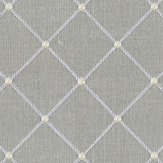 Malden Chinchilla by Magnolia Fabric - 20% Linen, 45% Viscose, 35% Polyester China Horizontal: 5.1 and Vertical: 5.1 51 - Fabric Carolina -