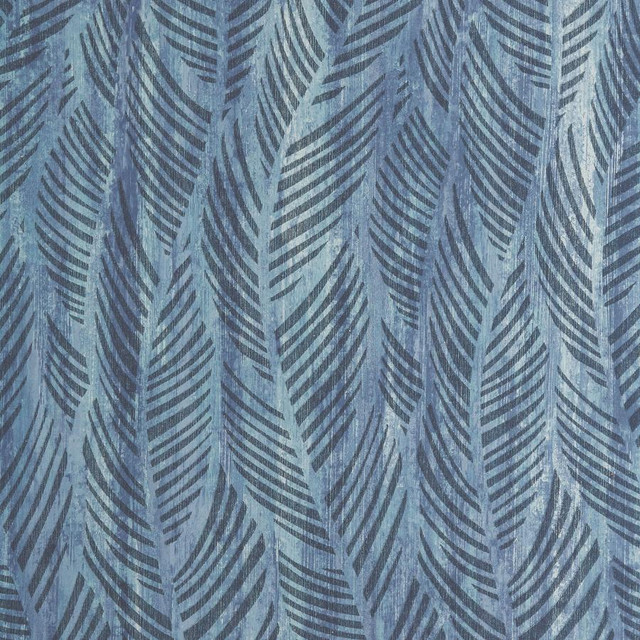 Bramble Bead Digital(Wp) # 01 Blue Dusk by 1838 Wallcoverings Wallpaper Willow STRAIGHT PASTE THE WALL UNITED KINGDOM V-25' 20.5"X11YD - Fabric Carolina -