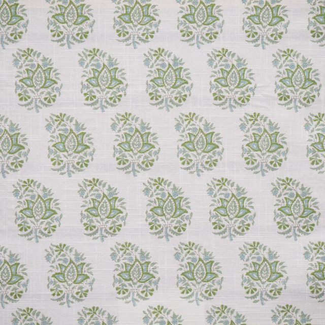 Arjan # 322 Pond by Maxwell Fabric Color Theory-Vol.Viii Rosemary 100% COTTON SPAIN V-6.5" H-3" 55" - Fabric Carolina -