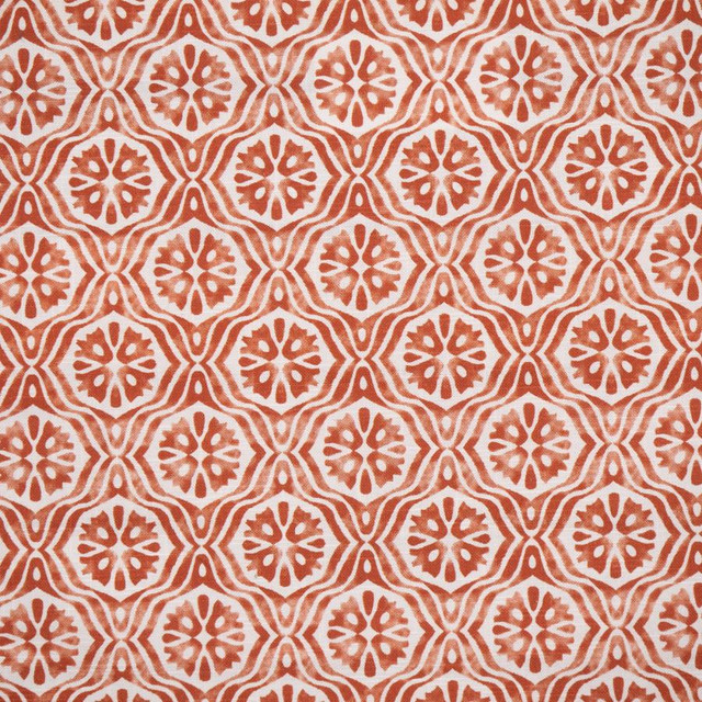 Orvieto # 718 Tomato by Maxwell Fabric Color Theory-Vol.Viii Bittersweet 100% COTTON SPAIN V-3.8" H-3.7" 55" - Fabric Carolina -