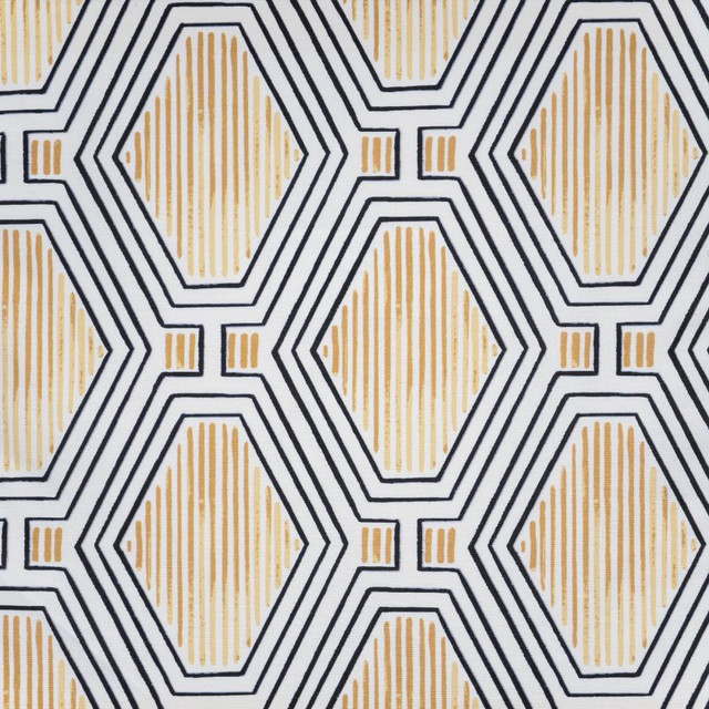 Podium # 623 Bumblebee by Maxwell Fabric Color Theory-Vol.Viii Tigerseye 100% COTTON INDIA V-8.8" H-9" 54" - Fabric Carolina -