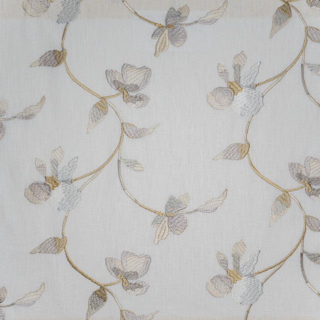 Sweet Pea # 634 Silver by Maxwell Fabric COLOR THEORY-VOL.VIII TIGERSEYE BASE: 52% POLYESTER
48% COTTON
EMB: 100% VISCOSE INDIA V-9.3" H-17.5" 52" - Fabric Carolina - Sweet Pea # 634 Silver by Maxwell Fabric COLOR THEORY-VOL.VIII TIGERSEYE BASE: 52% POLYESTER
48% COTTON
EMB: 100% VISCOSE INDIA V-9.3" H-17.5" 52" - Fabric Carolina -