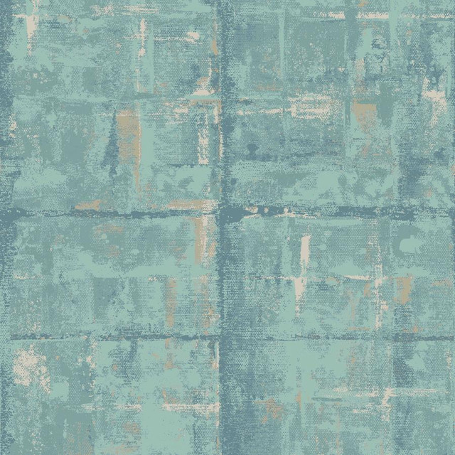 Patina (Wp) # 03 Seafoam by 1838 Wallcoverings Wallpaper Aurora STRAIGHT PASTE THE WALL UNITED KINGDOM V-25.5" 20.5"X11YD - Fabric Carolina -
