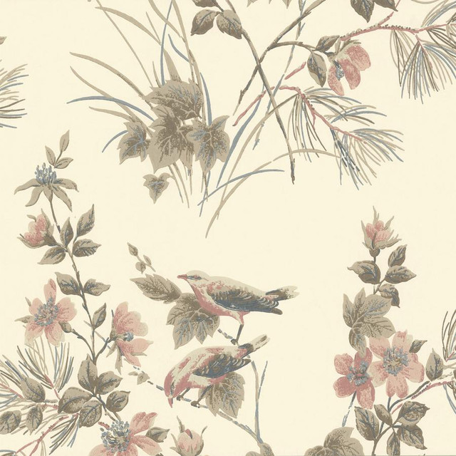 Rosemore (Wp) # 03 by 1838 Wallcoverings Wallpaper ROSEMORE HALF DROP PASTE THE WALL UNITED KINGDOM V-21" 20.5"X11YD - Fabric Carolina - Rosemore (Wp) # 03 by 1838 Wallcoverings Wallpaper ROSEMORE HALF DROP PASTE THE WALL UNITED KINGDOM V-21" 20.5"X11YD - Fabric Carolina -