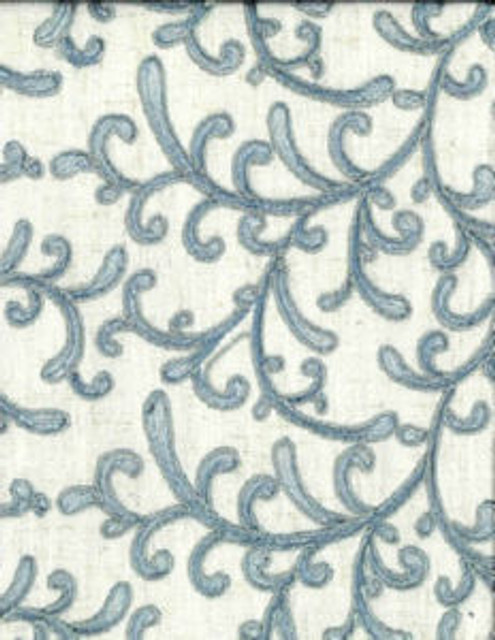 Elmont Metal Blue by Norbar Fabric PRISM SEAVIEW 95% POLYESTER 5% LINEN CHINA 10 1/4"V 13 3/4"H 53 - Fabric Carolina - Elmont Metal Blue by Norbar Fabric PRISM SEAVIEW 95% POLYESTER 5% LINEN CHINA 10 1/4"V 13 3/4"H 53 - Fabric Carolina -