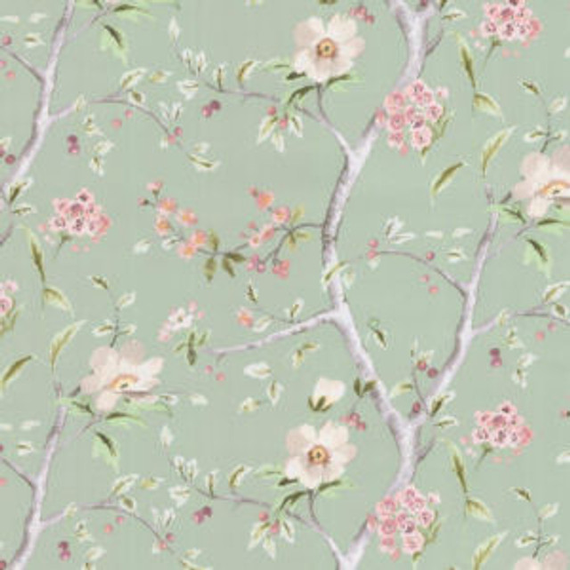 Joanna Jade by Norbar Fabric ROMANCE 100% COTTON INDIA 17 1/6"V 36 1/4"H 55 - Fabric Carolina - Joanna Jade by Norbar Fabric ROMANCE 100% COTTON INDIA 17 1/6"V 36 1/4"H 55 - Fabric Carolina -