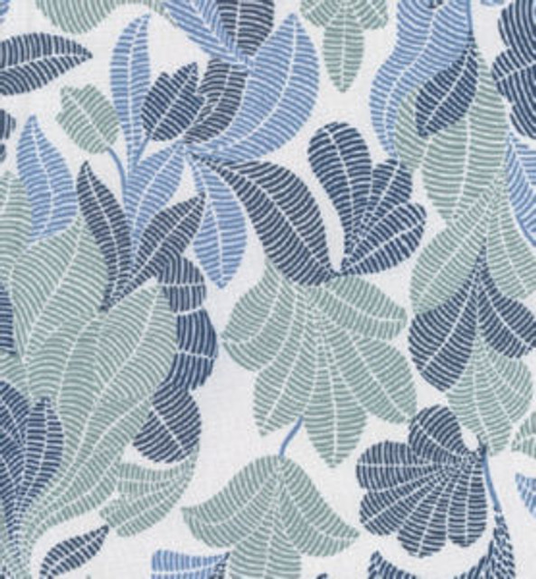 Nora Blue Lw by Norbar Fabric ROMANCE 100% COTTON SPAIN 25 1/2"V 18"H 55" - Fabric Carolina -