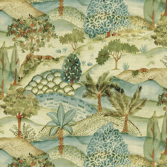 Walk In the Park Verdigris 472321 by PK Lifestyles Fabric Design by Nature VIII 100% Cotton Peru 30000 H: 27, V: 25.25 54 - Fabric Carolina - Walk In the Park Verdigris 472321 by PK Lifestyles Fabric Design by Nature VIII 100% Cotton Peru 30000 H: 27, V: 25.25 54 - Fabric Carolina -