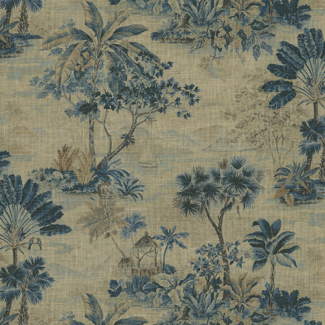 Belle Isle Lagoon 472651 by PK Lifestyles Fabric Design by Nature VIII 55% Linen, 45% Rayon Pakistan 50000 H: 27, V: 27 54 - Fabric Carolina - Belle Isle Lagoon 472651 by PK Lifestyles Fabric Design by Nature VIII 55% Linen, 45% Rayon Pakistan 50000 H: 27, V: 27 54 - Fabric Carolina -