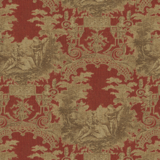 A Sweet Life Rouge 472682 by PK Lifestyles Fabric History Retold VIII 555 Linen, 45% Rayon Pakistan 50000 H: 13.5, V: 25.25 54 - Fabric Carolina - A Sweet Life Rouge 472682 by PK Lifestyles Fabric History Retold VIII 555 Linen, 45% Rayon Pakistan 50000 H: 13.5, V: 25.25 54 - Fabric Carolina -