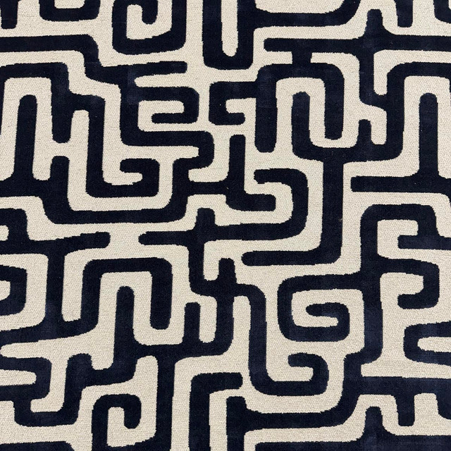 Path Azure by Magnolia Fabric - 53% Polyester, 47% Viscose India 30000 Horizontal: 28.25 and Vertical: 28 54 - Fabric Carolina -