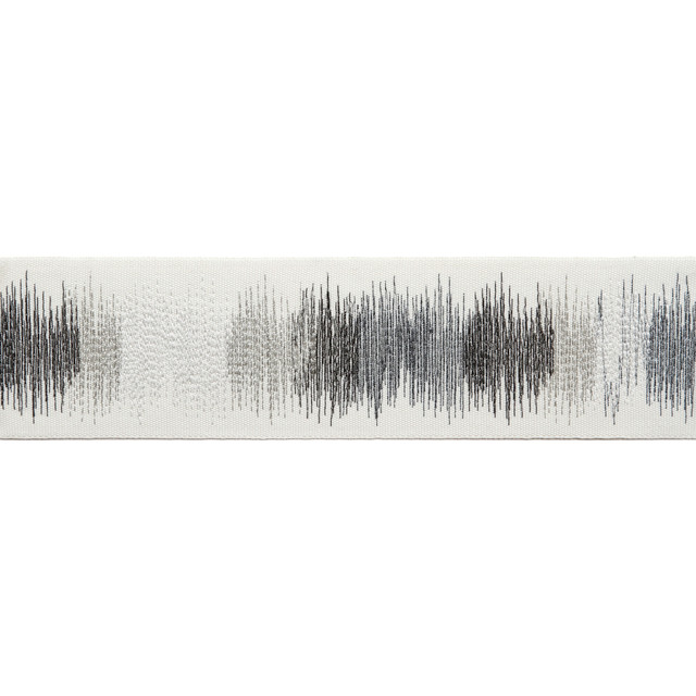Derry Emb Tape Steel by Magnolia Trim - 100% Polyester China Horizontal: and Vertical: 3 - Fabric Carolina -