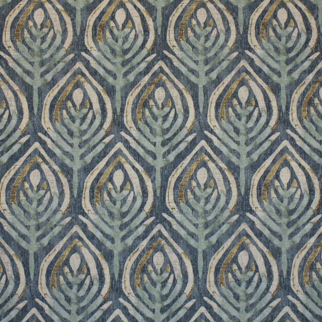 Las Palmas Mood Indigo by RM CoCo Fabric Painter's Palette Cerulean Blue to Viridian Green 90% Polyester 10% Linen See Sample 63000 Horizontal: 7 and Vertical: 13.5 55.08 - Fabric Carolina - Las Palmas Mood Indigo by RM CoCo Fabric Painter's Palette Cerulean Blue to Viridian Green 90% Polyester 10% Linen See Sample 63000 Horizontal: 7 and Vertical: 13.5 55.08 - Fabric Carolina -