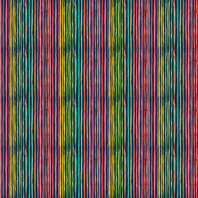 Caribe Stripe Fireworks by RM CoCo Fabric Suitemates 100% Polyester See Sample 0 Horizontal: 13.72 and Vertical: 0 55 - Fabric Carolina -