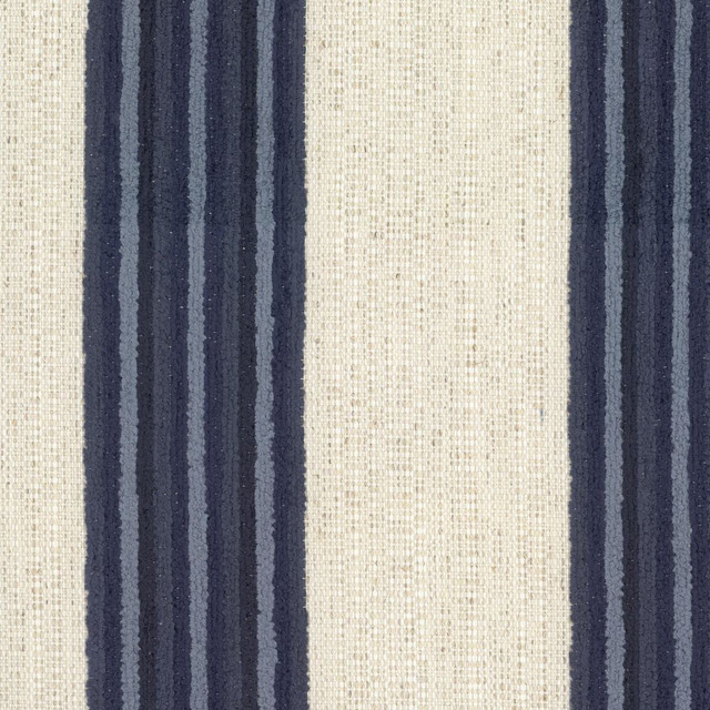 Halston Stripe Crypton® Cobalt by RM CoCo Fabric Gemstones II Ice Blue Larimar to Lazuli 42.11% Cotton 32.64% Rayon 23.05% Polyester 2.2% Flax See Sample 0 Horizontal: 7.25 and Vertical: 0.94 55 - Fabric Carolina -