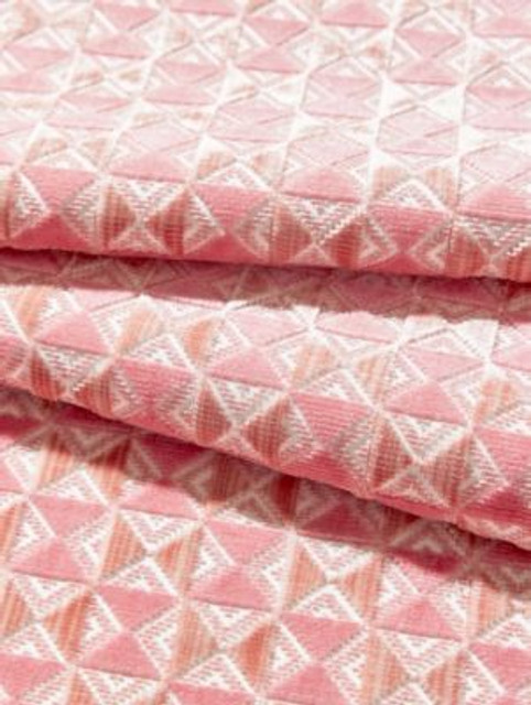 Parlor Velvet Sorbet SC273240003 by Scalamandre Fabric THE METROPOLITAN MUSEUM OF ART 75% COTTON 25% VISCOSE INDIA MEDIUM DUTY Horizontal: 2.2" and Vertical: 2.2" 55 - Fabric Carolina -