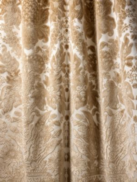 Regis Velvet Damask Fawn SC273210001 by Scalamandre Fabric THE METROPOLITAN MUSEUM OF ART 49% COTTON 31% VISCOSE 20% SILK INDIA MEDIUM DUTY Horizontal: 61.5" and Vertical: 27" 54 - Fabric Carolina - Regis Velvet Damask Fawn SC273210001 by Scalamandre Fabric THE METROPOLITAN MUSEUM OF ART 49% COTTON 31% VISCOSE 20% SILK INDIA MEDIUM DUTY Horizontal: 61.5" and Vertical: 27" 54 - Fabric Carolina -