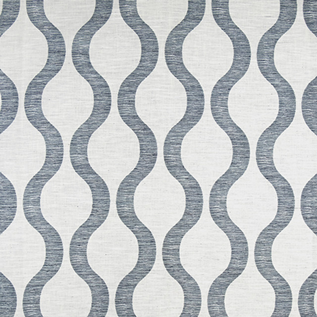 Next To You Midnight by Carole Fabric Form & Texture 59% Cotton, 41% Polyester 28,000 Martindale Circular Rubs 10 1/2" V, 9 3/8" H 56 1/2" - Fabric Carolina -