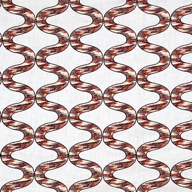 Curves Ahead Plum Rose by Carole Fabric Go West Base 90% Polyester, 10% Linen Embr 100% Spun Polyester N/A 5 1/8" V, 8" H 51 1/2*" - Fabric Carolina -