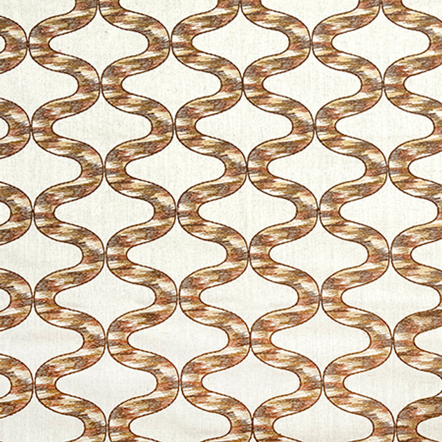 Curves Ahead Turmeric Spice by Carole Fabric Go West Base 90% Polyester, 10% Linen Embr 100% Spun Polyester N/A 5 1/8" V, 8" H 51 1/2*" - Fabric Carolina -