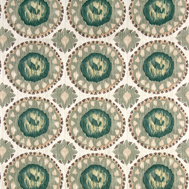 Setting Sun Cactus by Carole Fabric Go West 100% Cotton 30,000 Wyzenbeek Double Rubs 8 3/8" V, 9 1/4" H 55" - Fabric Carolina -