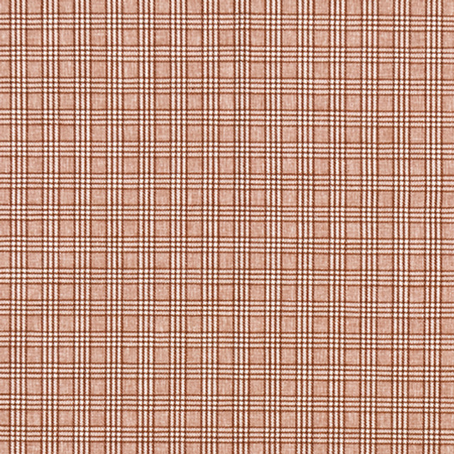 Newsworthy Rust by Carole Fabric Well Suited 51% Polyester, 49% Cotton 60,000 Wyzenbeek Double Rubs 1 1/8" V, 1 1/8" H 55" - Fabric Carolina -