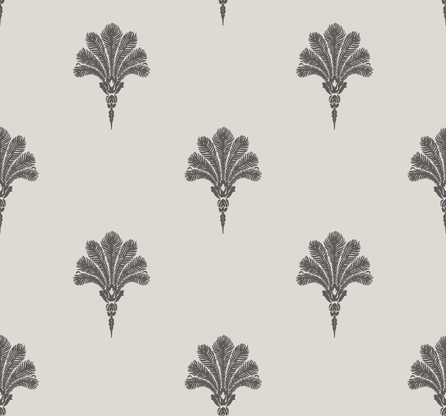 Summer Fan Black Sands by Seabrook Wallpaper Beach House United States 60.75 12.6" 27" - Fabric Carolina -