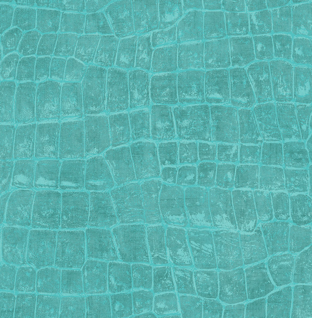 Curacao Aqua Blue by Seabrook Wallpaper Tortuga United States 56.05 20.87" 20.5" - Fabric Carolina -
