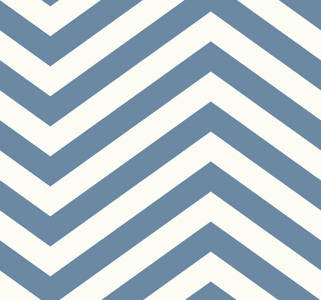 Jamaica Chevron Teal and White by Seabrook Wallpaper Tortuga United States 60.75 5" 27" - Fabric Carolina -