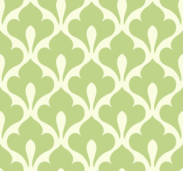 Grenada Lime Green and White by Seabrook Wallpaper Tortuga United States 60.75 8.4" 27" - Fabric Carolina -