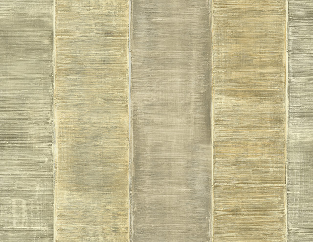 Kepler Stripe Antique Gold by Seabrook Wallpaper Avant Garde United States 60.75 20.87" 27" - Fabric Carolina -