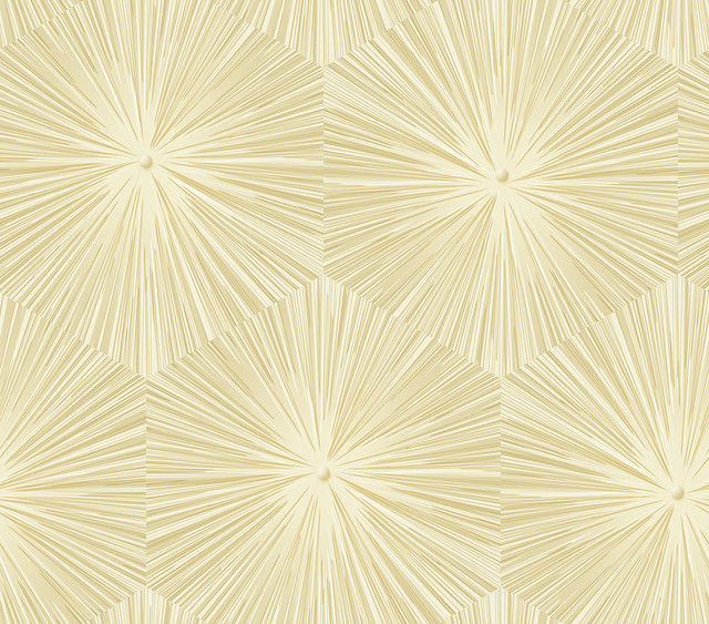 Chadwick Starburst Metallic Gold and White by Seabrook Wallpaper Avant Garde United States 56.05 18" 20.5" - Fabric Carolina -