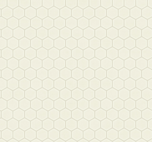 Curie Geo Metallic Silver and Pearl by Seabrook Wallpaper Avant Garde United States 60.75 3.6" 27" - Fabric Carolina -