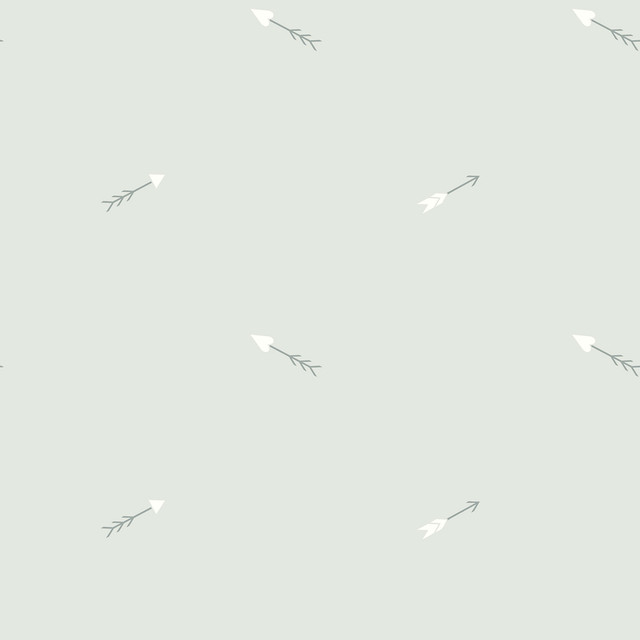 Hearts and Darts Gray and White by Seabrook Wallpaper Playdate Adventure United States 56.05 10.43" 20.5" - Fabric Carolina -