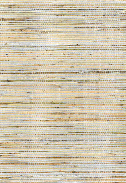 Jute Brown, Metallic Silver by Seabrook Wallpaper Natural Resource China 72 0" 36" - Fabric Carolina -