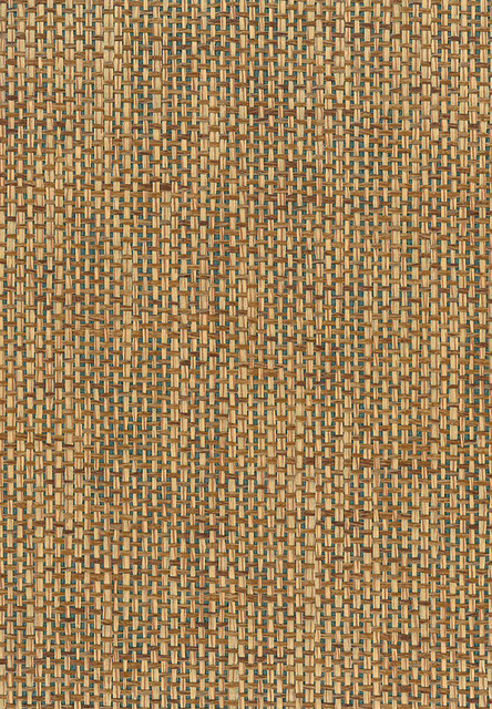 Paperweave Brown, Green by Seabrook Wallpaper Natural Resource Republic of Korea 72 0" 36" - Fabric Carolina -