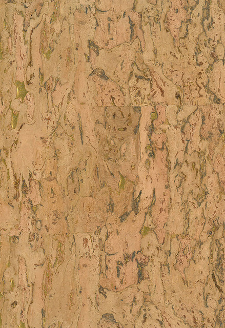 Cork Brown, Metallic Gold by Seabrook Wallpaper Natural Resource Republic of Korea 72 0" 36" - Fabric Carolina -