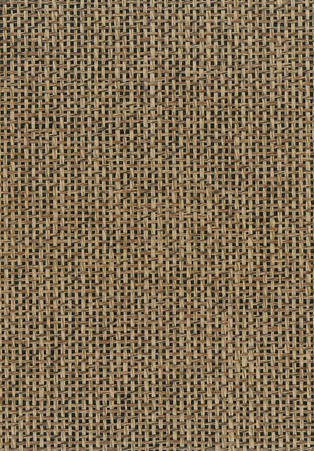 Paperweave Black, Brown by Seabrook Wallpaper Natural Resource Republic of Korea 72 0" 36" - Fabric Carolina -