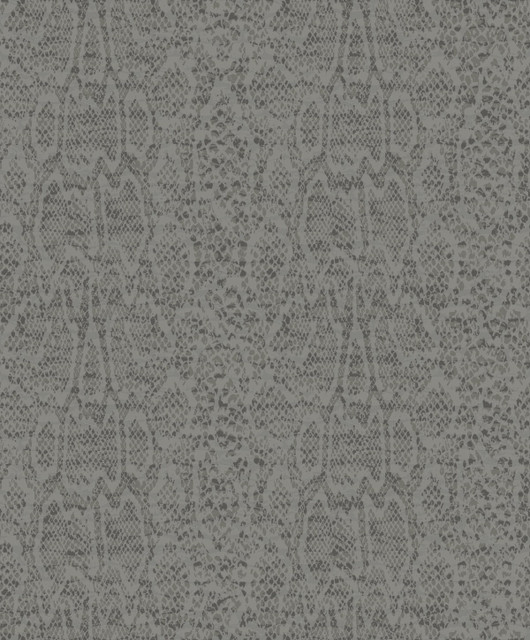 Skin Silver and Charcoal by Seabrook Wallpaper Aura Netherlands 56.05 12.6" 20.5" - Fabric Carolina -
