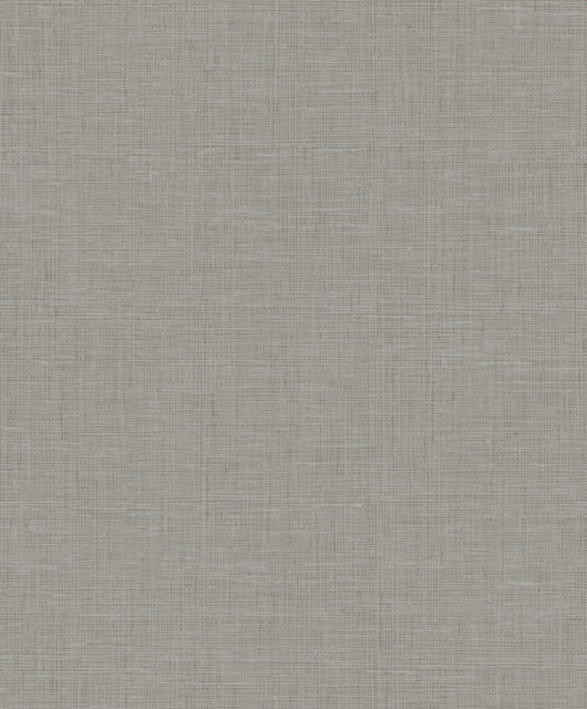 Elegant Burlap Silver and Greige by Seabrook Wallpaper Aura Netherlands 56.05 12.6" 20.5" - Fabric Carolina -