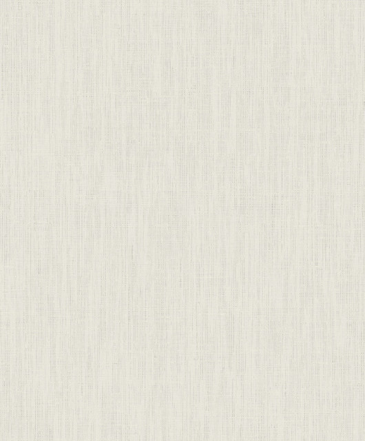 Elegant Burlap Silver and Ivory by Seabrook Wallpaper Aura Netherlands 56.05 12.6" 20.5" - Fabric Carolina -