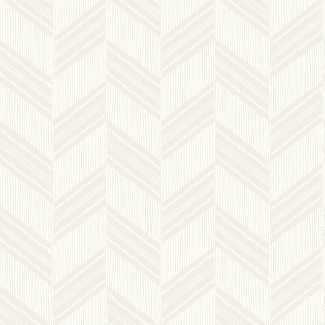 Boho Chevron Stripe Gray Mist and Ivory by Seabrook Wallpaper Boho Rhapsody United States 56.05 10.43" 20.5" - Fabric Carolina -