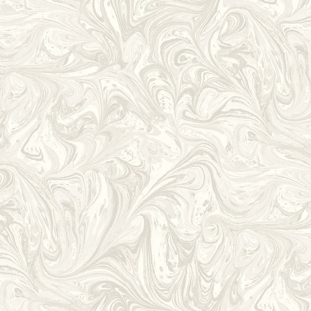 Sierra Marble Daydream Gray and Pearl by Seabrook Wallpaper Boho Rhapsody United States 60.75 18" 27" - Fabric Carolina -