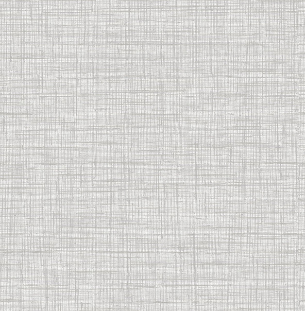 Bermuda Linen-Stringcloth Daydream Gray and Ivory by Seabrook Wallpaper Boho Rhapsody United States 56.05 20.87" 20.5" - Fabric Carolina -