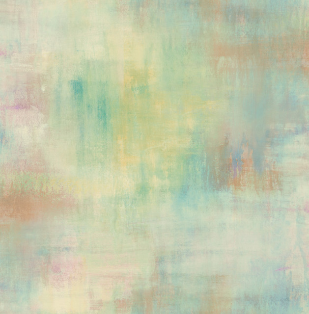 Pastel Wash Rust, Metallic Gold, & Ocean Blue by Seabrook Wallpaper L'Atelier de Paris United States 56.05 20.87" 20.5" - Fabric Carolina -