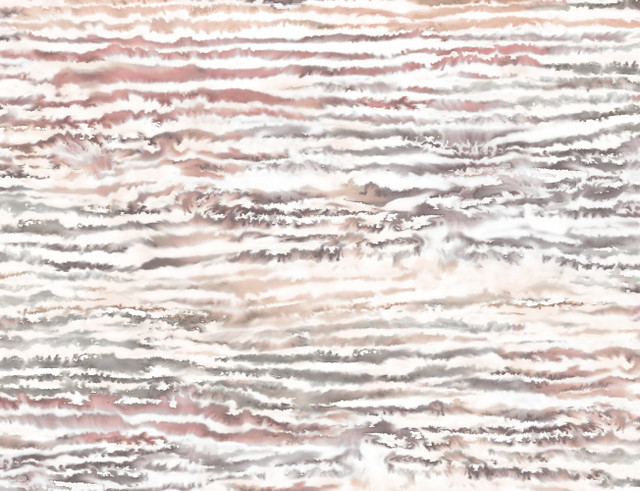 Watercolor Waves Smoked Peach by Seabrook Wallpaper Living with Art United States 60.53 20.87" 27" - Fabric Carolina -