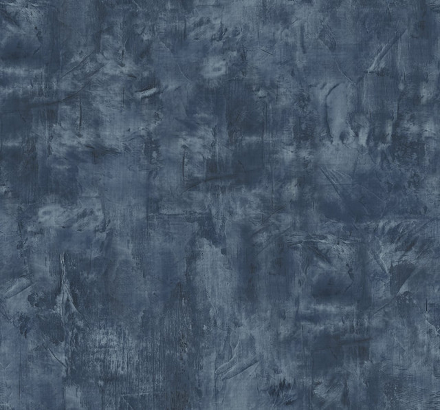 Rustic Stucco Faux Denim Blue by Seabrook Wallpaper Living with Art United States 60.53 25.2" 27" - Fabric Carolina -