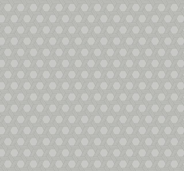 Cabana Wicker Cove Gray by Seabrook Wallpaper Luxe Retreat United States 60.53 3.15" 27" - Fabric Carolina -